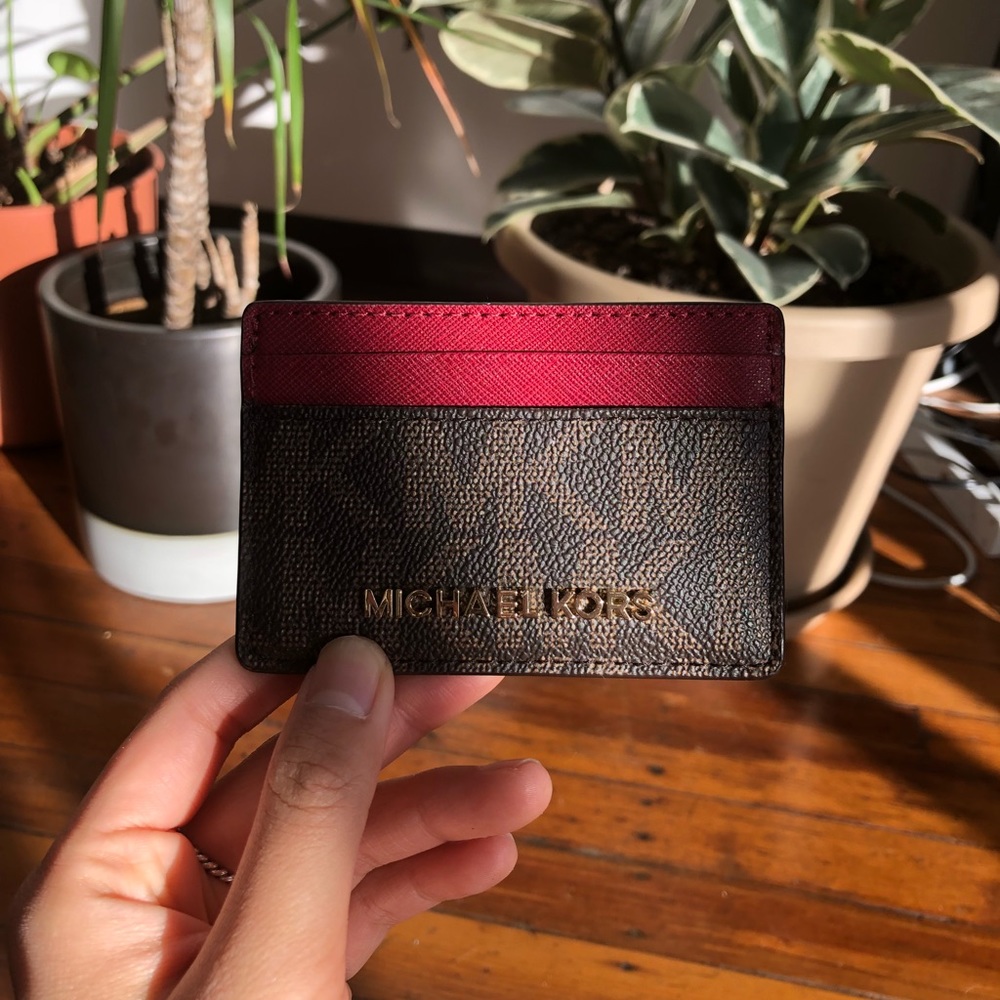 Michael Kors leather card holder / wallet